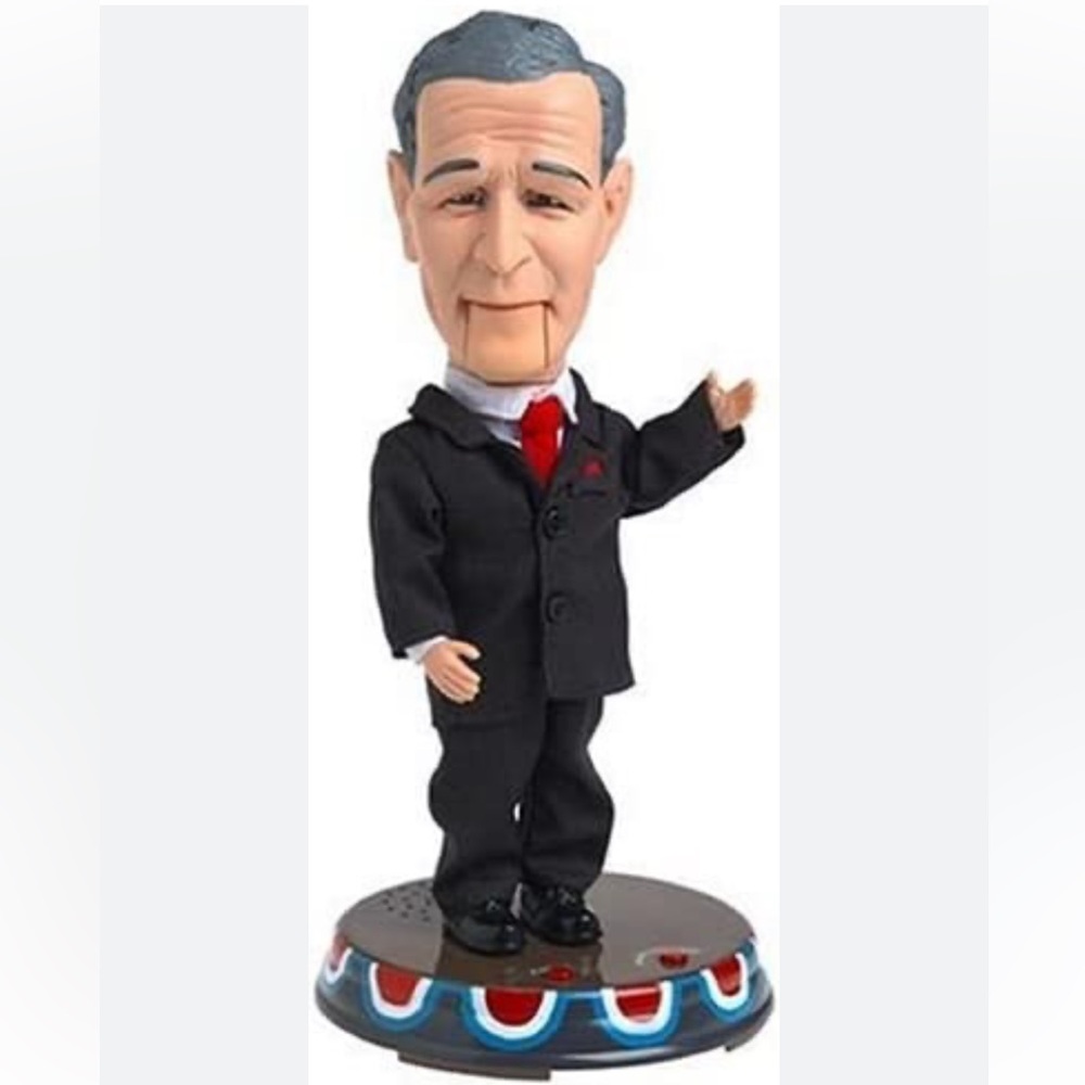 President Bush Animated Talking Statue Toy
